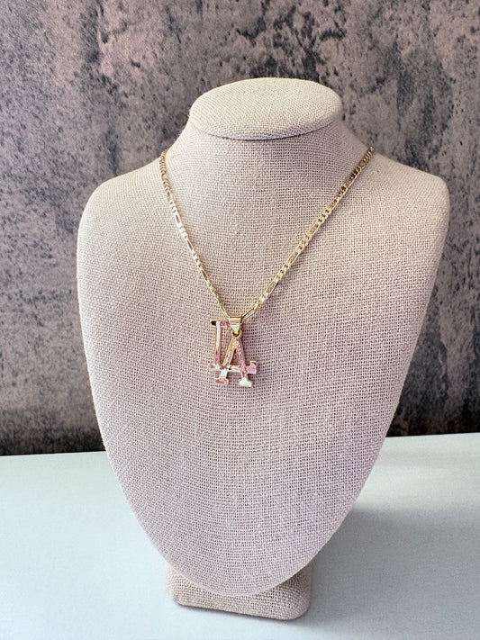 .LA Gold laminated necklace
