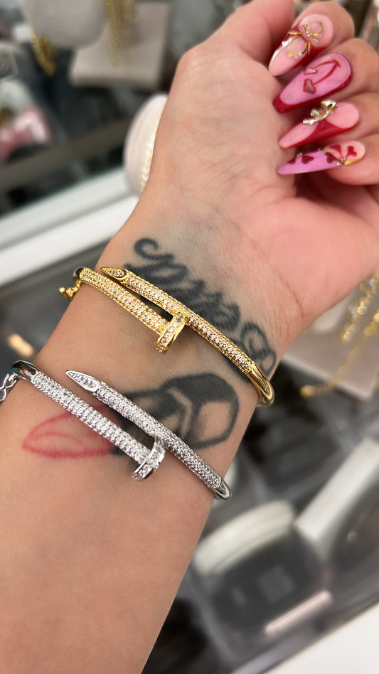 Cart gold laminated bangle