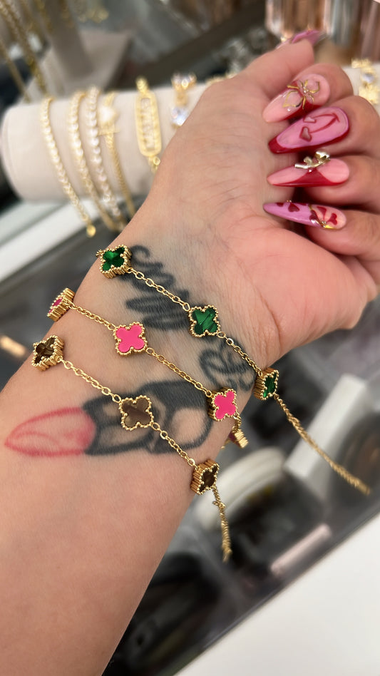 Alyssah gold laminated bracelet