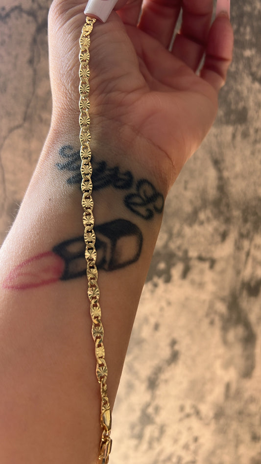 Alina gold laminated bracelet