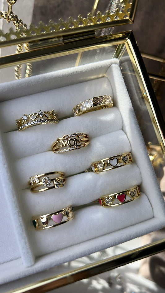 Rings gold laminated part 4
