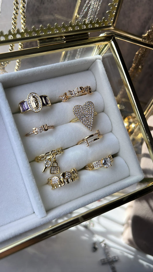 Rings gold laminated part 1