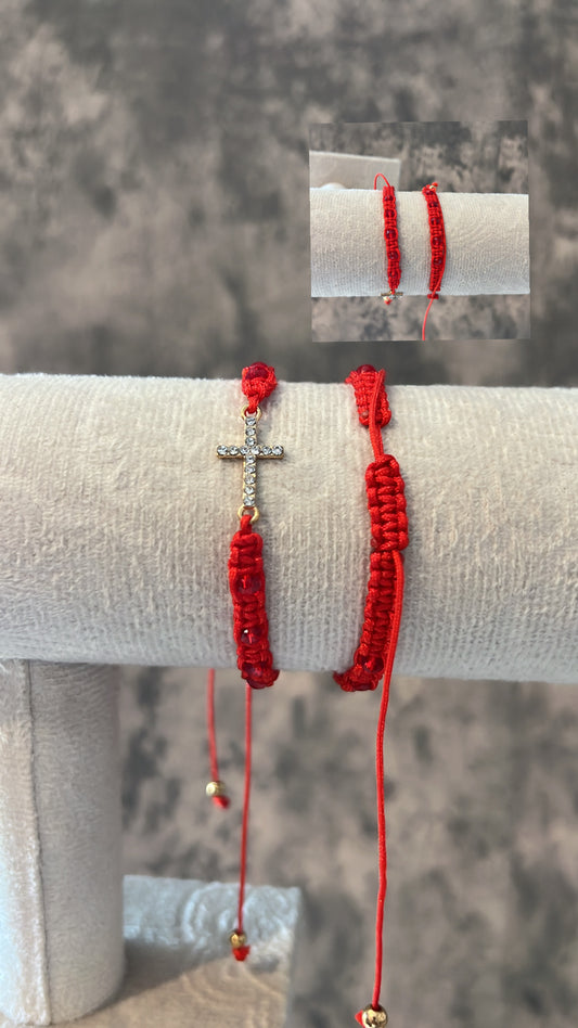 Red Cross adjustable bracelet