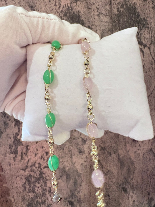 Quartz gold laminated bracelet
