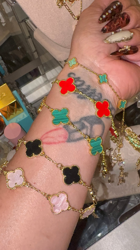 Alyssah gold laminated bracelet