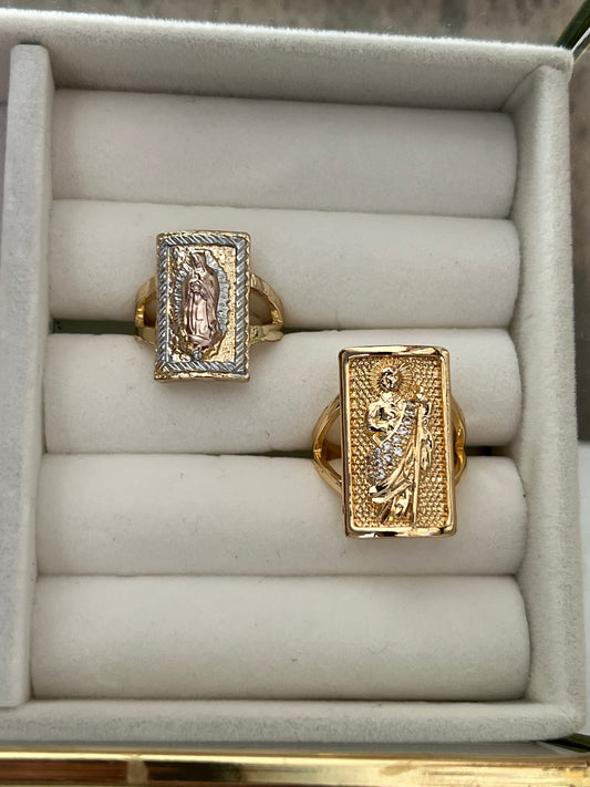Ring gold laminated