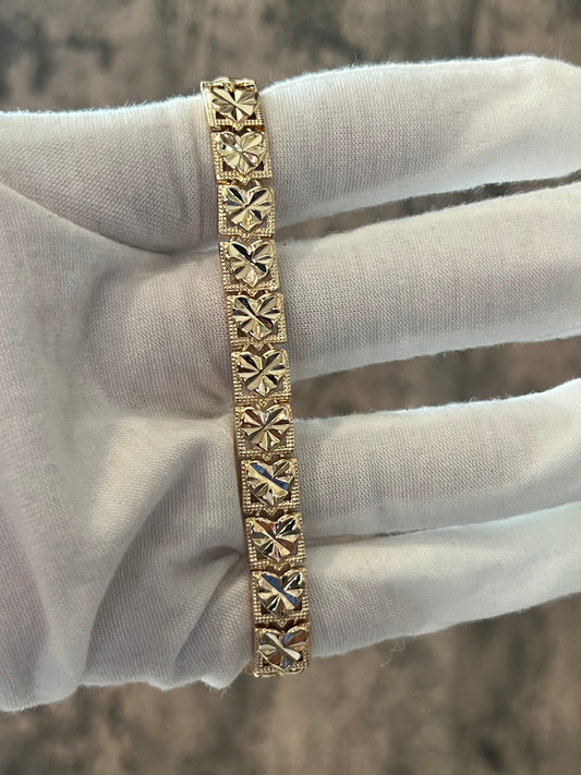 Angelic gold laminated bracelet