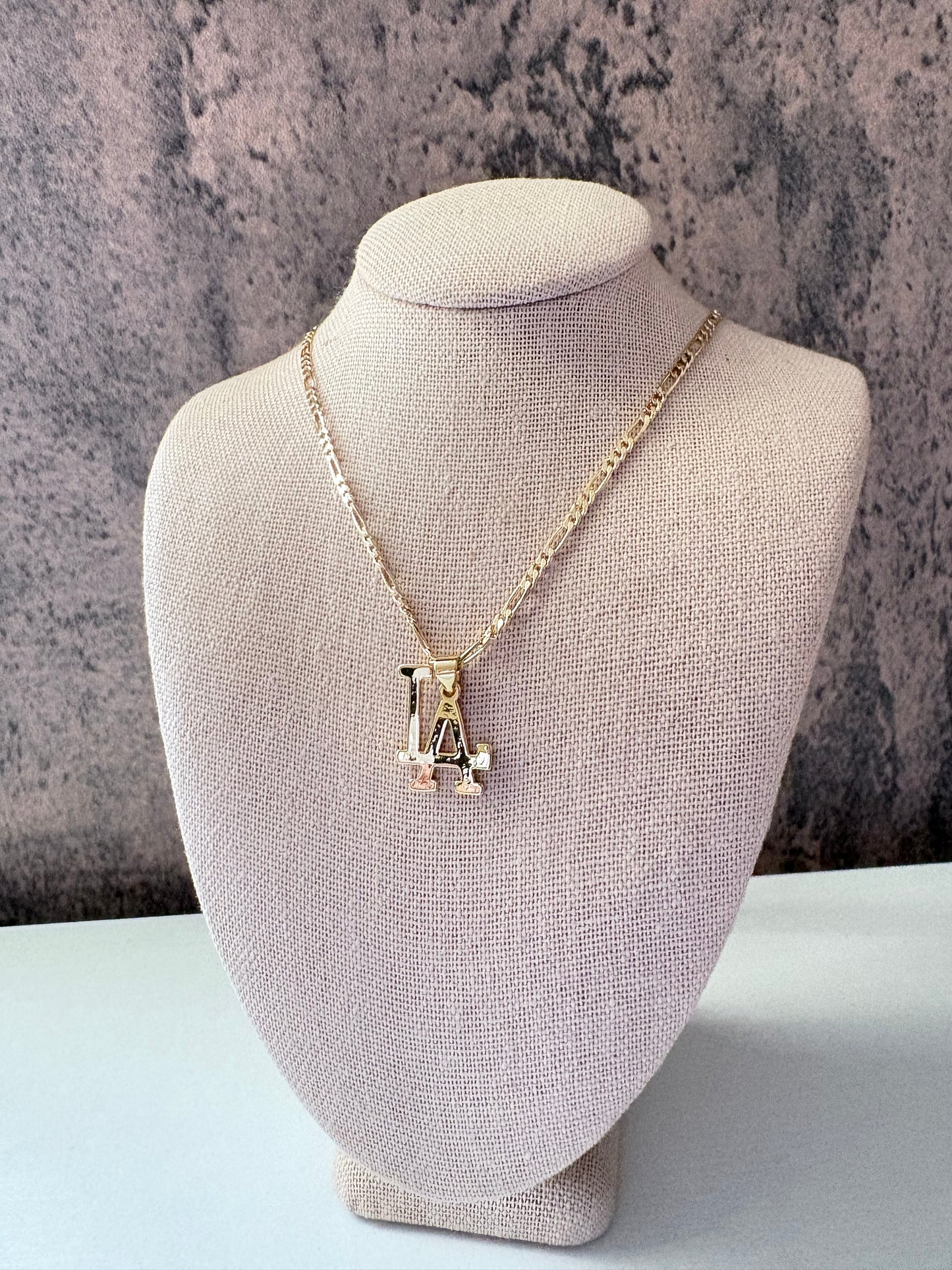 .LA Gold laminated necklace