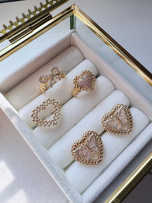 Rings gold laminated part 15