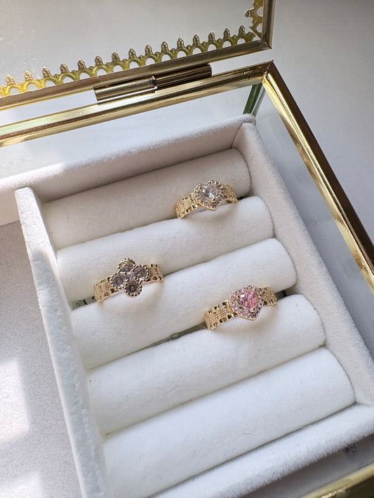 Rings gold laminated part 13