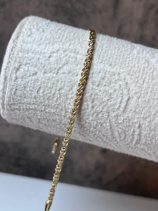 Amanda gold laminated bracelet