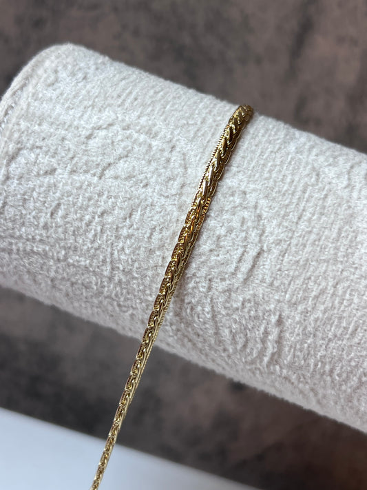 Julie gold laminated bracelet
