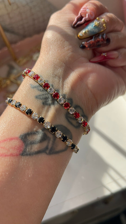 Andrea gold laminated adjustable bracelet